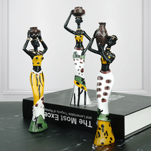 创意礼品异国风情娃娃三件套树脂工艺品创意家居装饰品桌面小摆件