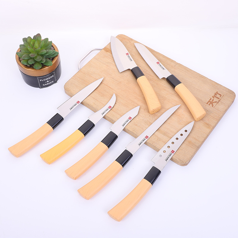 Cross-Border Chef Knife Meat Cutting Kitchen Knife Household Kitchen Stainless Steel Fruit Knife Household Kitchen Knife Set Chef Knife