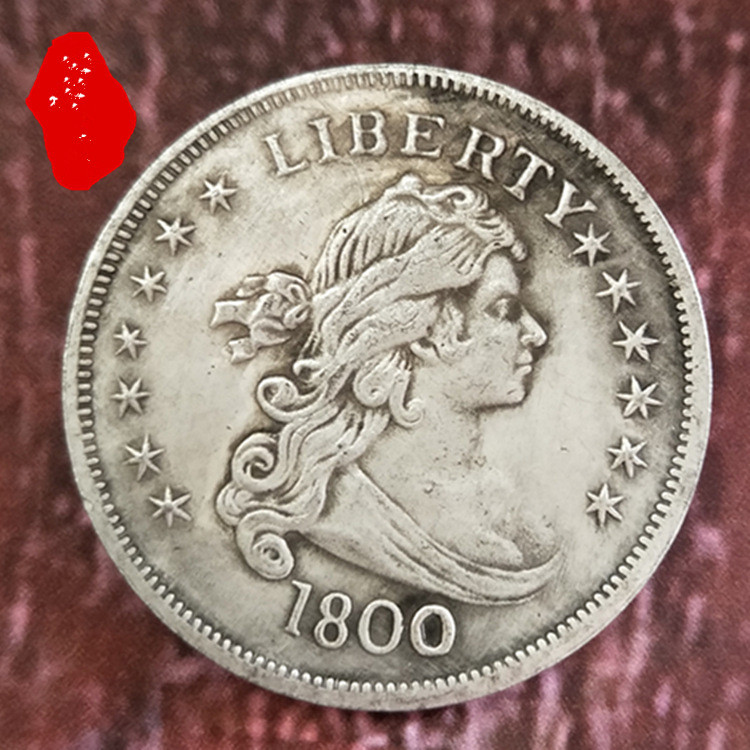 39mm 1800年美国银元 可吹响银元 摩尔币 摩根币厂家批发-阿里巴巴