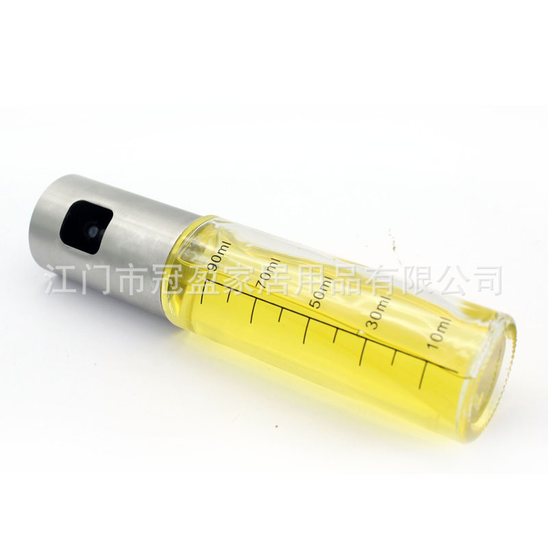 kitchen accessory kitchen appliance Atomized Oil Dispenser Sauce Filter Oil & Vinegar Bottle Kitchen Supplies Glass Oiler Household Outdoor Barbecue Press Oil Control