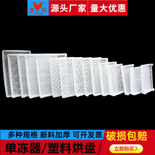 全新料单冻器厂家直销水产药材水果食品塑料冷冻盘晾晒烘干盘吉旺