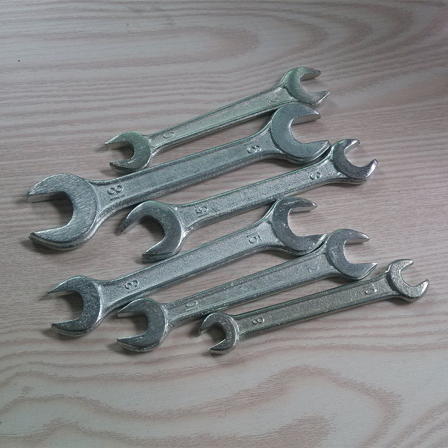 hardware tool Factory Direct Supply Cheap Double Opening Forging Printing High Strength High Hardness Auto Protection Wrench Distribution Tools