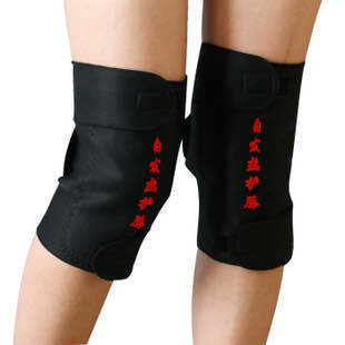 厂家批发自发热护膝托玛琳膝盖保暖护膝老寒腿冬季保暖护膝