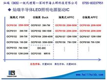 DC-DC 30v/1A MR16方案OCP2185 恒流效果好