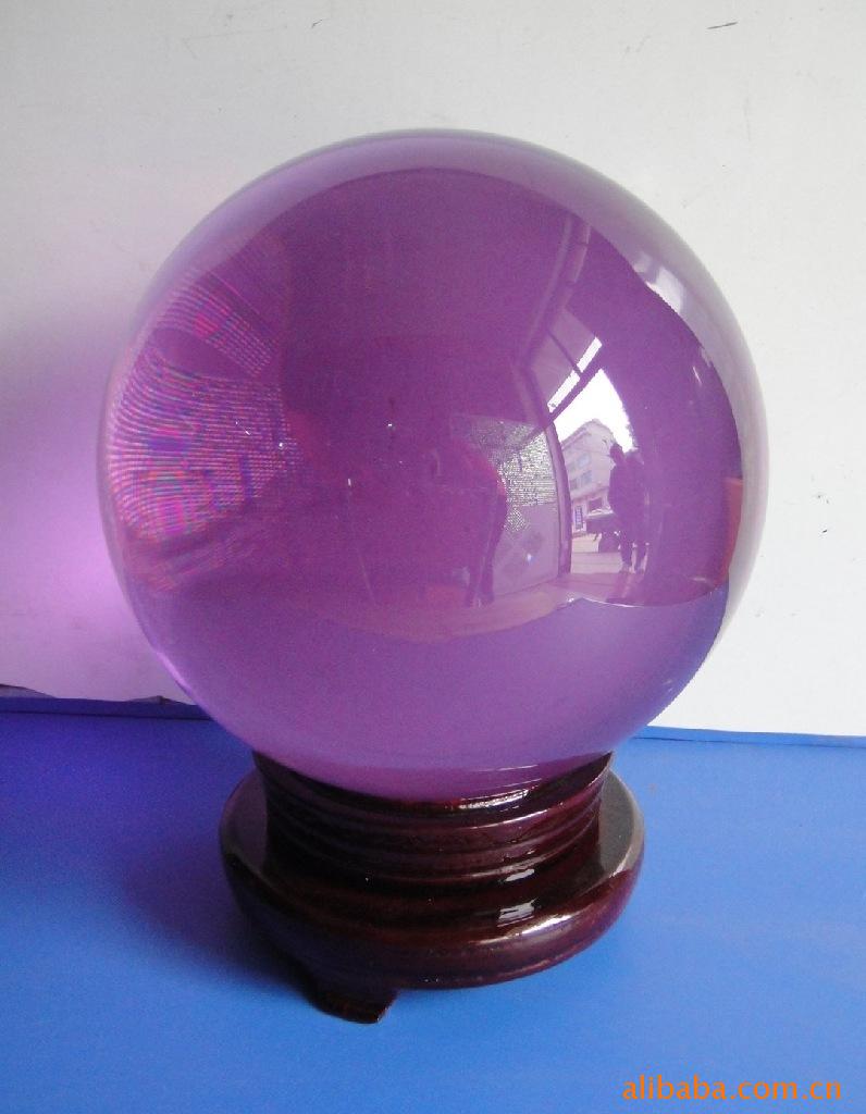 厂家批发60毫米k9料记忆能量紫色水晶球客厅卧室装饰摆件摄影道具