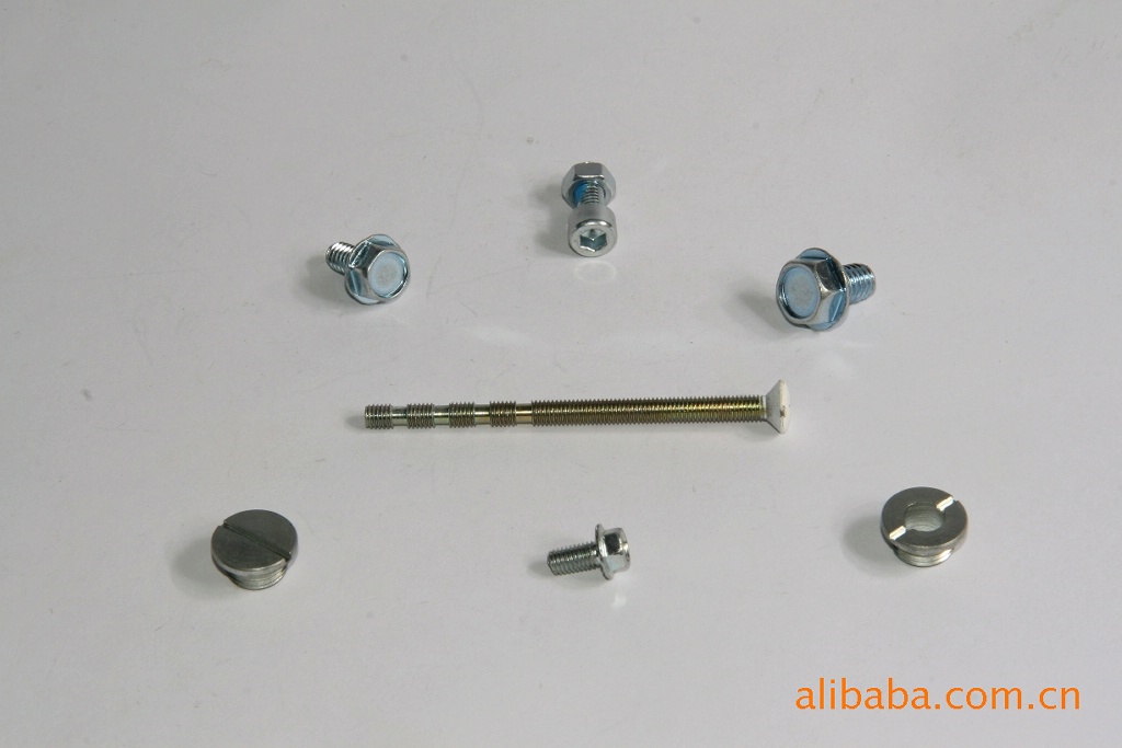 法兰防盗锁螺钉 螺丝螺钉自攻锁紧自锁螺钉法兰机柜面镀锌牙螺丝