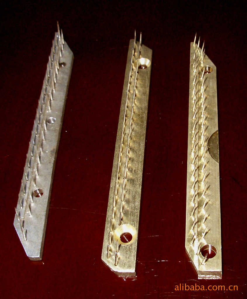 厂家供应毛皮理和针板 美光等定型涂层机针板加工 定制定型机配件