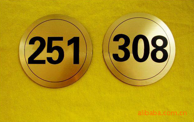 供应亚克力双色板 双色板门牌号