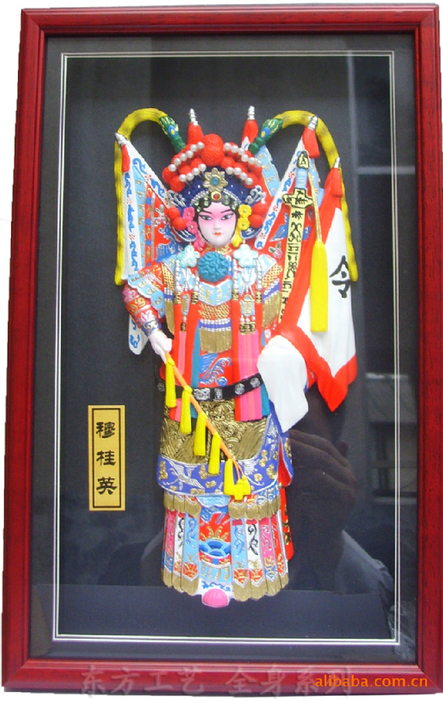 创意中国风年终商务会议外事工艺礼品戏剧脸-脸谱