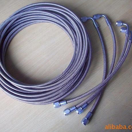 teflon (ptfe) hose assembly(铁氟龙油管)sae100r14 铁氟龙管
