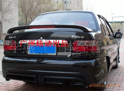 三厢夏利a 大包围一汽夏利大包围夏利改装包围夏利前杠 后杠 侧裙