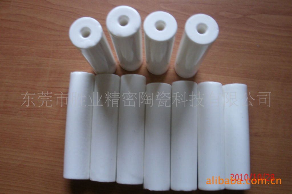 陶瓷滑套绝缘瓷套耐磨陶瓷套高温陶瓷套管焊接陶瓷管