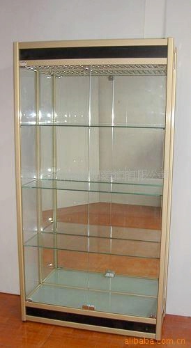 供应产品展示架 精品玻璃陈列柜 铝合金展示柜 便利店冰柜展示柜