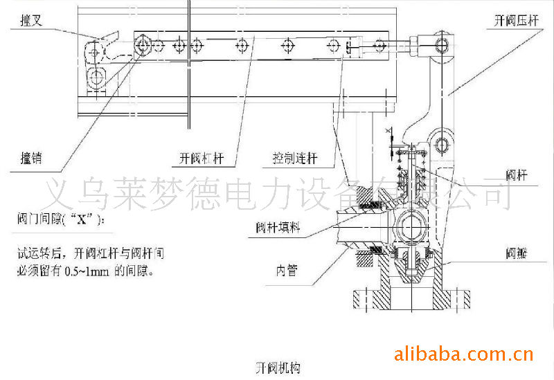 厂销莱德长伸缩式吹灰器开阀机构