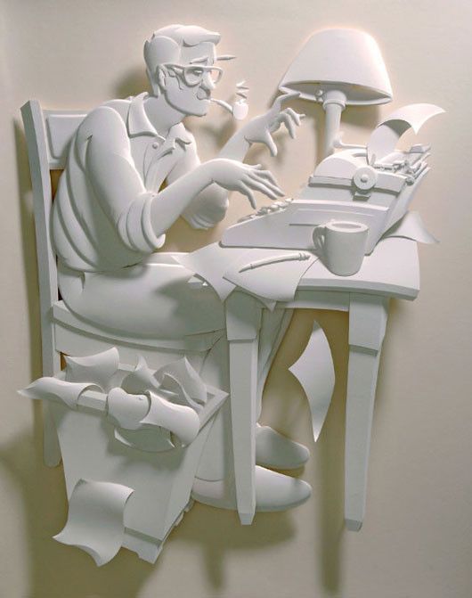 罕见绝美的3d效果的纸雕艺术