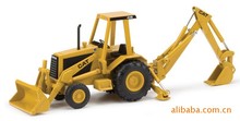 卡特1:50工程车玩具CAT 416 Backhoe Loader 推挖两用机模型55271