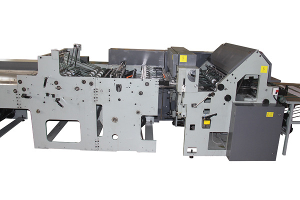 全自动学生作业本柔版冷胶包本联动生产线 冷胶联动线 义乌联动线