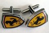 French cufflinks Sleeve nail cufflinks Ferrari