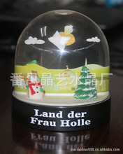 水晶胶工艺品--水晶胶球体，圣诞礼品，高透明圣诞球