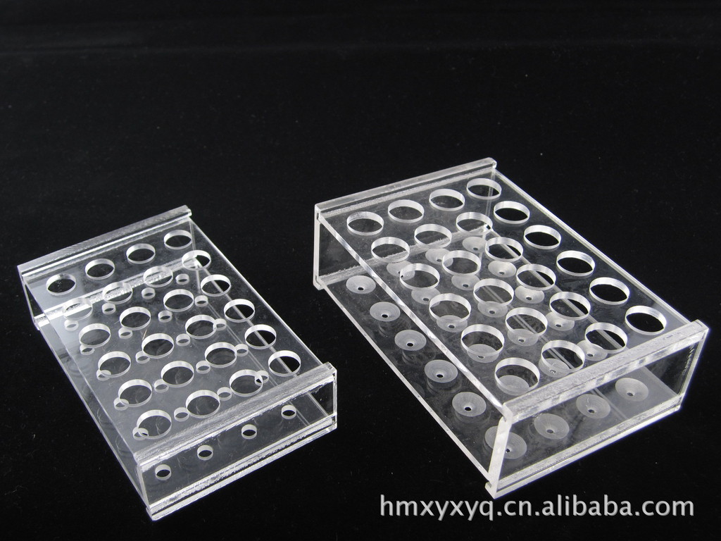 实验耗材 有机玻璃离心管架1.5ml5ml10ml15ml 试管架 规格齐全