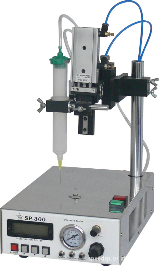 厂家生产圆形点胶机sp-300 全自动点胶机 喇叭点胶机设备
