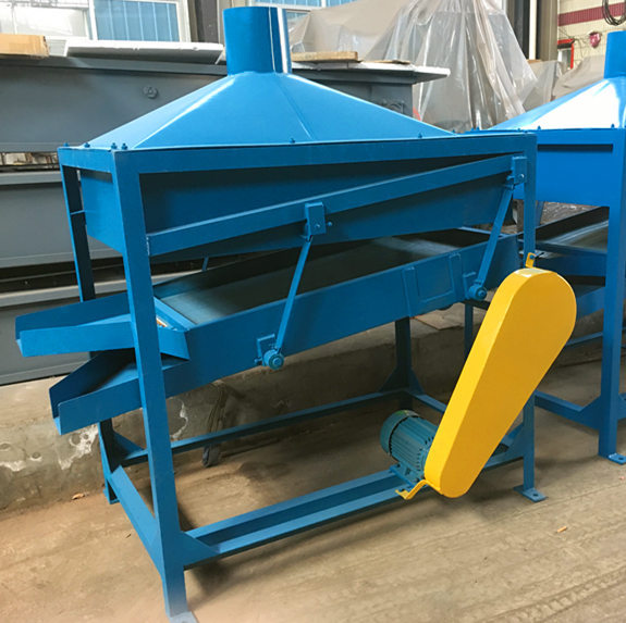 人造革,广告布,汽车革,蛇皮管,网线管塑料吹毛机粉碎分离机