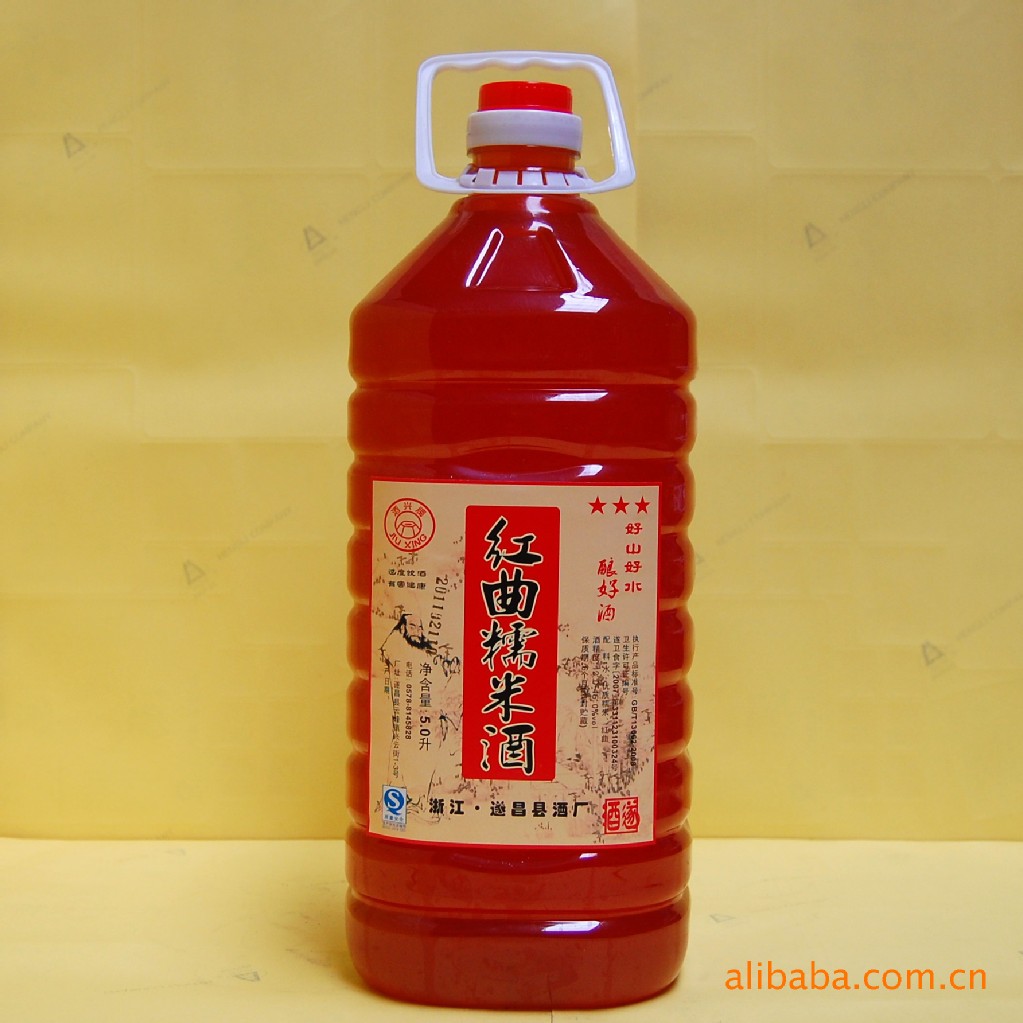 【各种规格】口感醇和 香味悠长 物美价廉的红曲酒 5l/桶 红曲酒