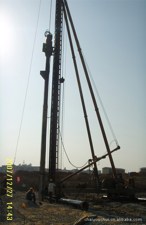 振动沉管碎石桩机 碎石打桩机