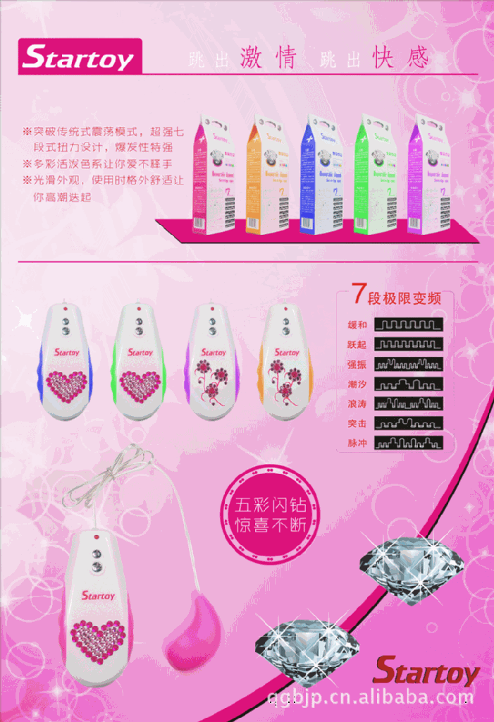 startoy香蕉品牌7频v香蕉跳蛋正品情趣用品成人情趣用品图片