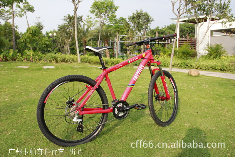 法拉利自行车 法拉利山地车 公路自行车