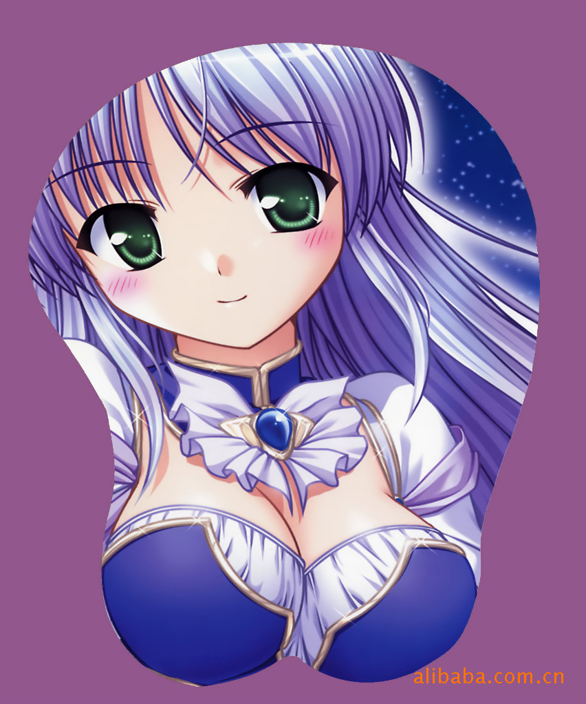 厂家供应动漫美女3d硅胶护腕鼠标垫