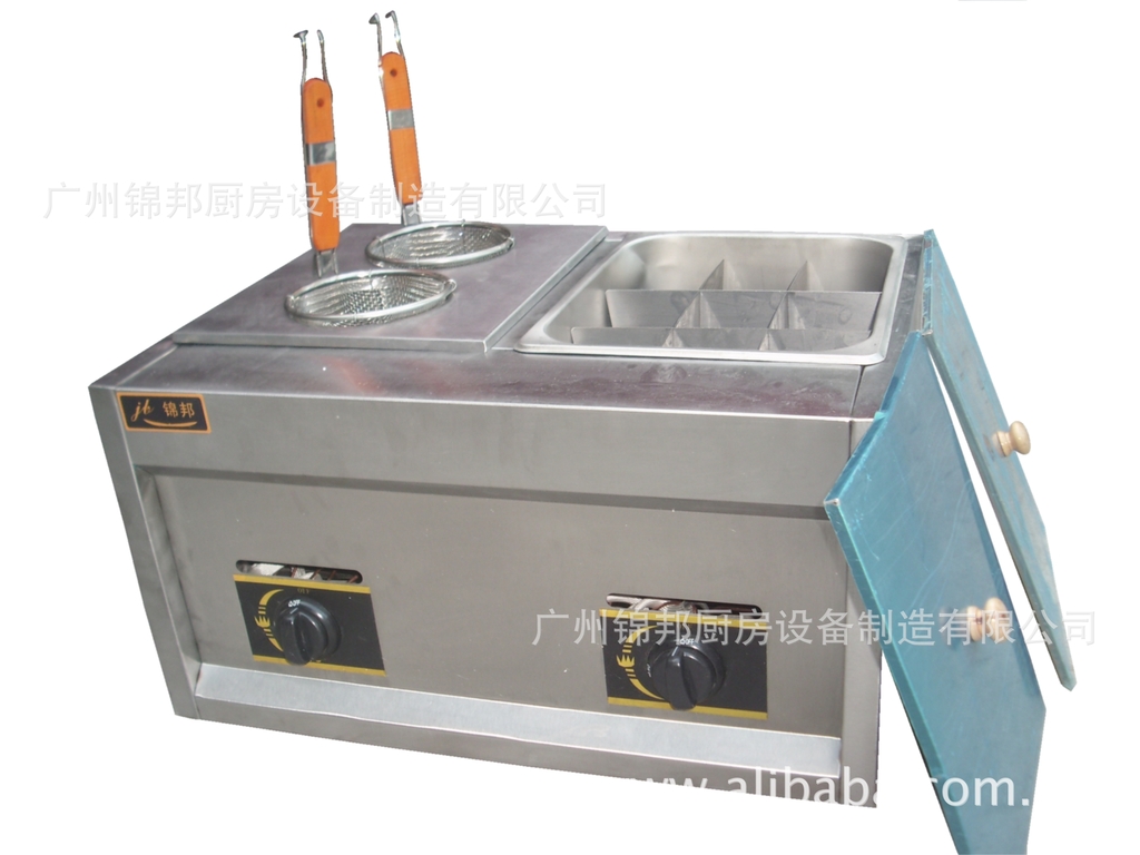 燃气煮面炉连关东煮组合炉，煮面机，关东煮机，小吃休闲设备
