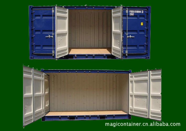 集装箱单侧开门集装箱20尺海运集装箱设备箱特种集装箱厂家定制-阿里