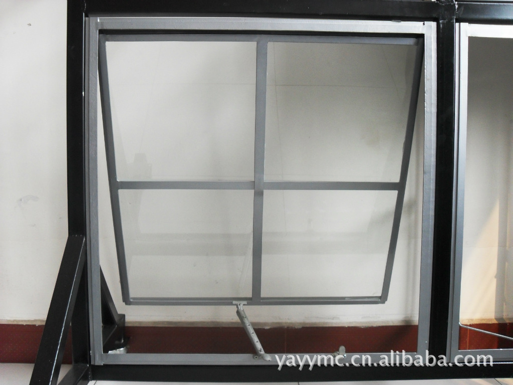 批发零售32系列实腹钢窗,下悬窗,中悬窗,平开窗