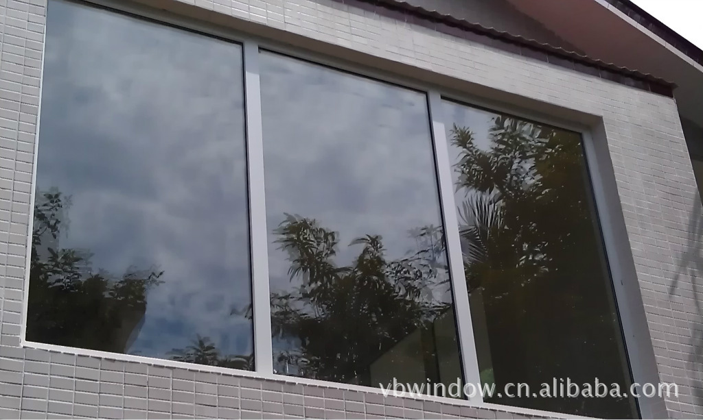 佛山门窗lowe中空镀膜玻璃隔音隔热好的塑钢推拉门窗