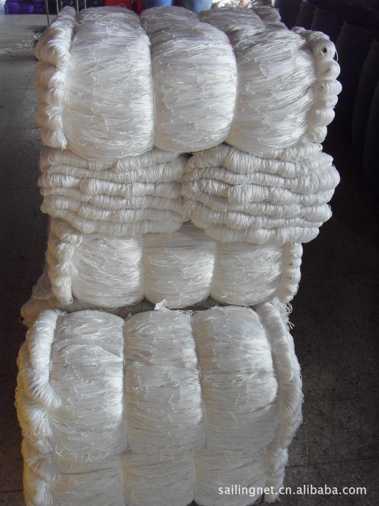 泰州赛鸥网业 漂白尼龙渔网(snow white nylon fishing net)