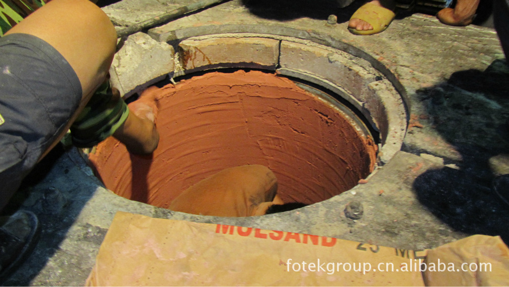 线圈胶泥grout90 线圈耐火泥 线圈料 线圈红泥
