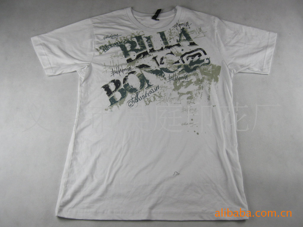 义乌丝印厂家专业提供广告衫印花 内衣印花 服装印花