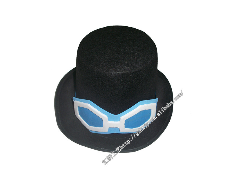 b240海贼王周边cosplay萨博帽子游戏表演用品派对用品