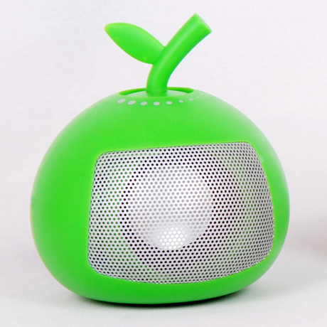 专业生产迷你苹果小音箱,迷你苹果usb小音箱,迷你电脑小音箱