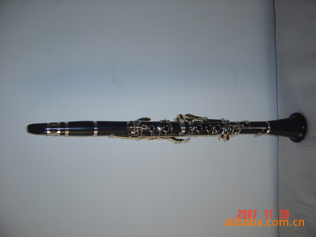 旭秋乐器生产批发零售乌木镀银按键高级单簧管 高档乌木黑管