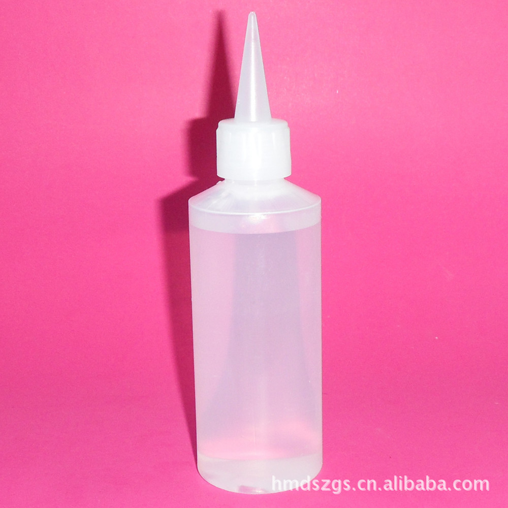 130ml尖嘴塑料瓶130g胶瓶塑料圆瓶胶水瓶