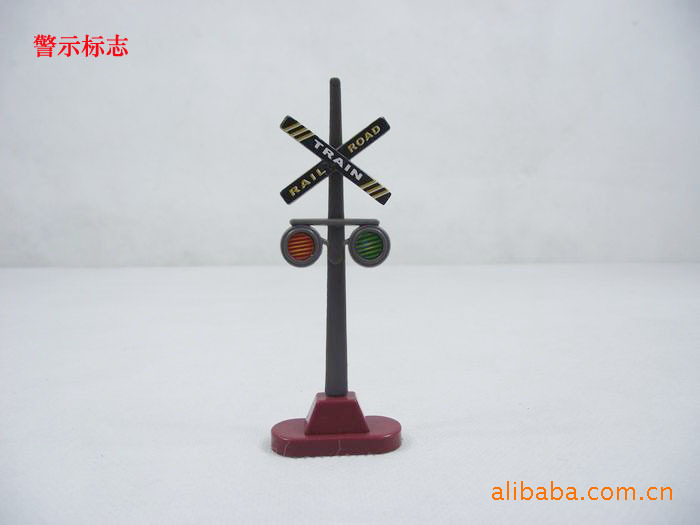 Модель поезда Моделирование игрушки модель песок стол железнодорожного вокзала происшествия дорожных знаков, модель светофора полюсов вниз ворота OTHER