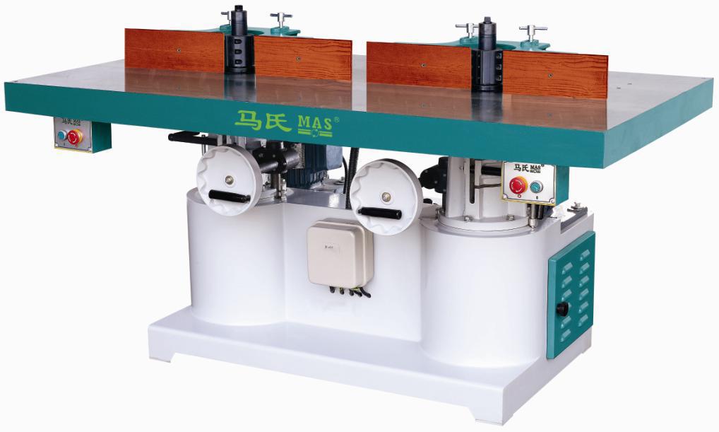 专业供应马氏mx53110 立式重型双轴木工铣床双头立铣仿形铣床