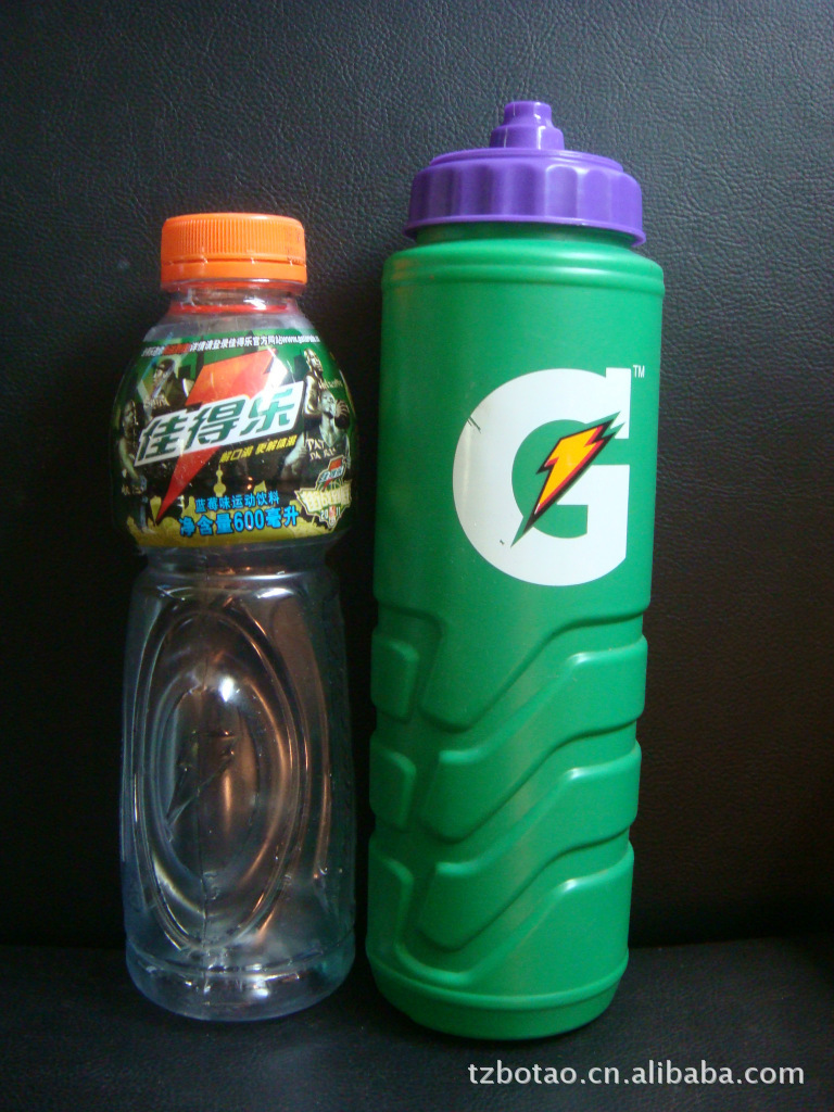 工厂直销1000毫升佳得乐塑料运动水壶