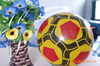 Shanghai Wenjing brand 22 9 cm inch inflation child Toy Ball Double color printing PVC football