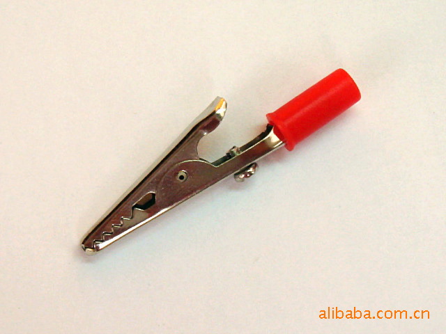 厂家批发 ql1503鳄鱼夹测试夹 条形电缆五金夹子