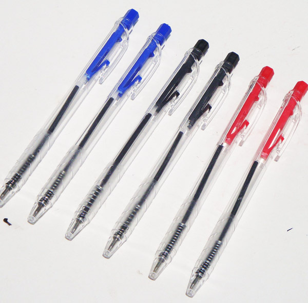供应优质按动圆珠笔笔芯 圆珠笔替芯 红蓝黑 100支/盒