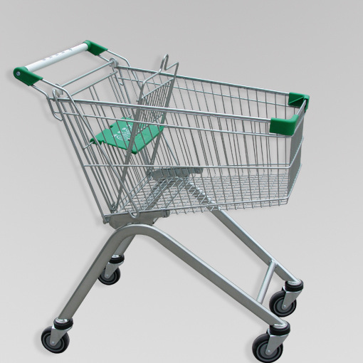 wholesale 60l to 240l factory direct supermarket shopping cart