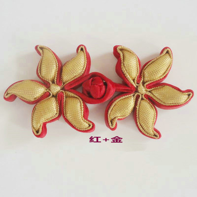 盘扣扣手工编制中国结紫金花瓣盘扣名族风格旗袍唐装上衣扣